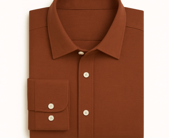 Hemp Cotton shirt - Mocha Brown